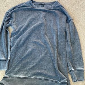 Forever 21 Gray Tunic Sweater